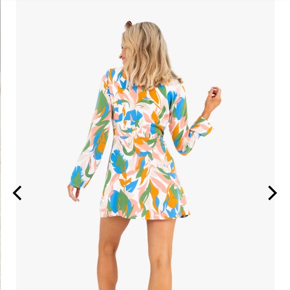 KITTENISH STAND OUT PRINTED MINI DRESS SMALL - Picture 3 of 4